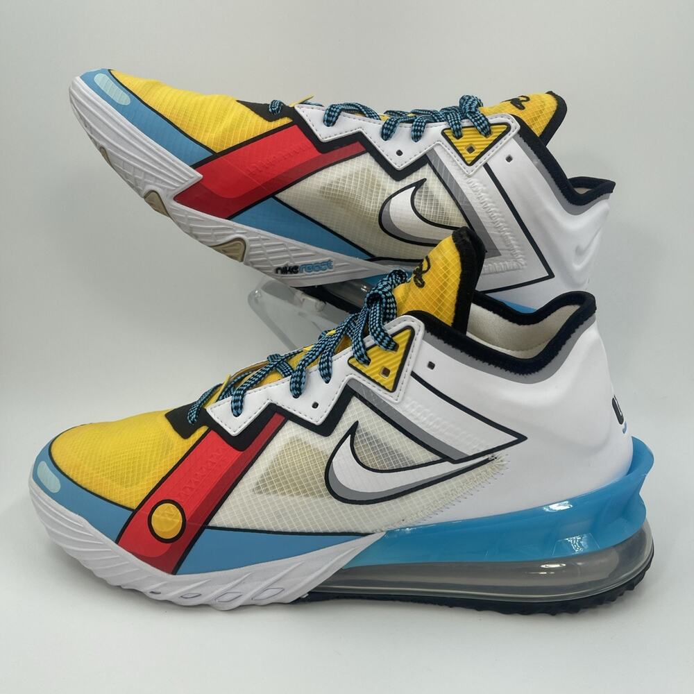 Nike LeBron 18 Low “Stewie Griffin” CV7562-104 Size 12 New Rare Limited Edition